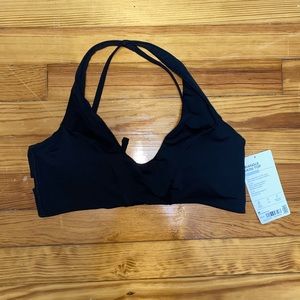 D-DD triangle bikini top Athleta. black